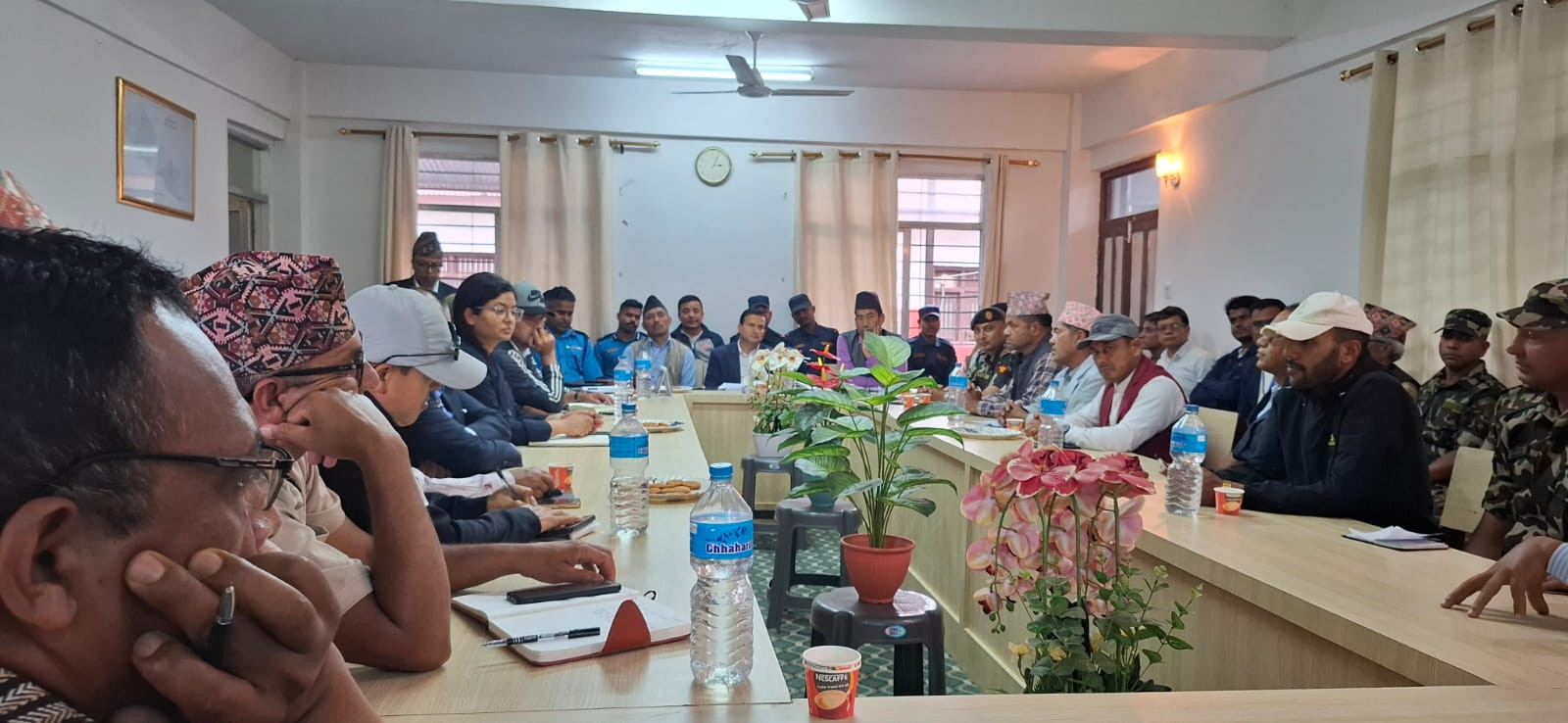 जिल्ला विपद् व्यवस्थापन समितिको बैठक # २०८१/१२/२८