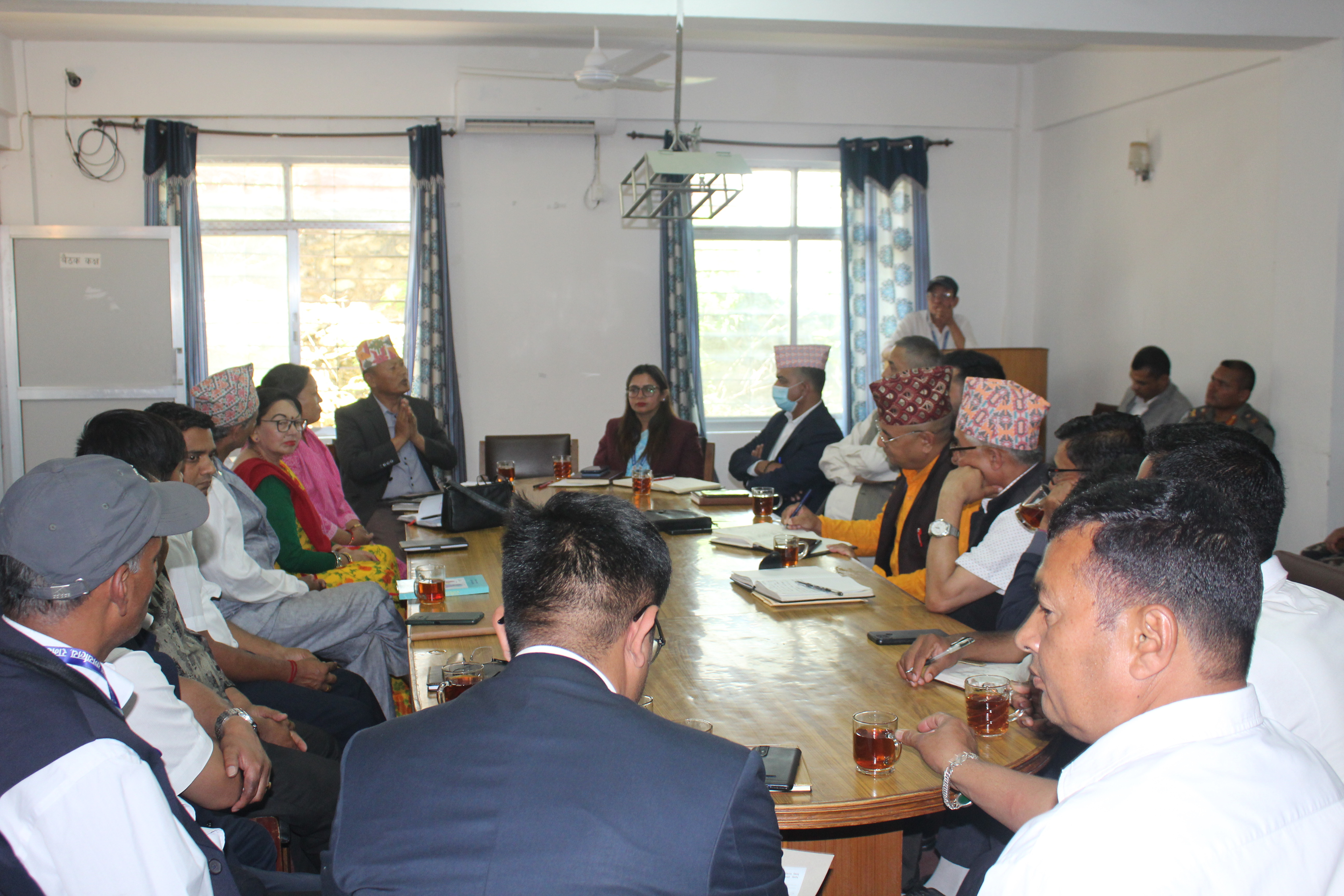 जिल्ला विपद् व्यवस्थापन समितिको बैठक (2080-2-16)